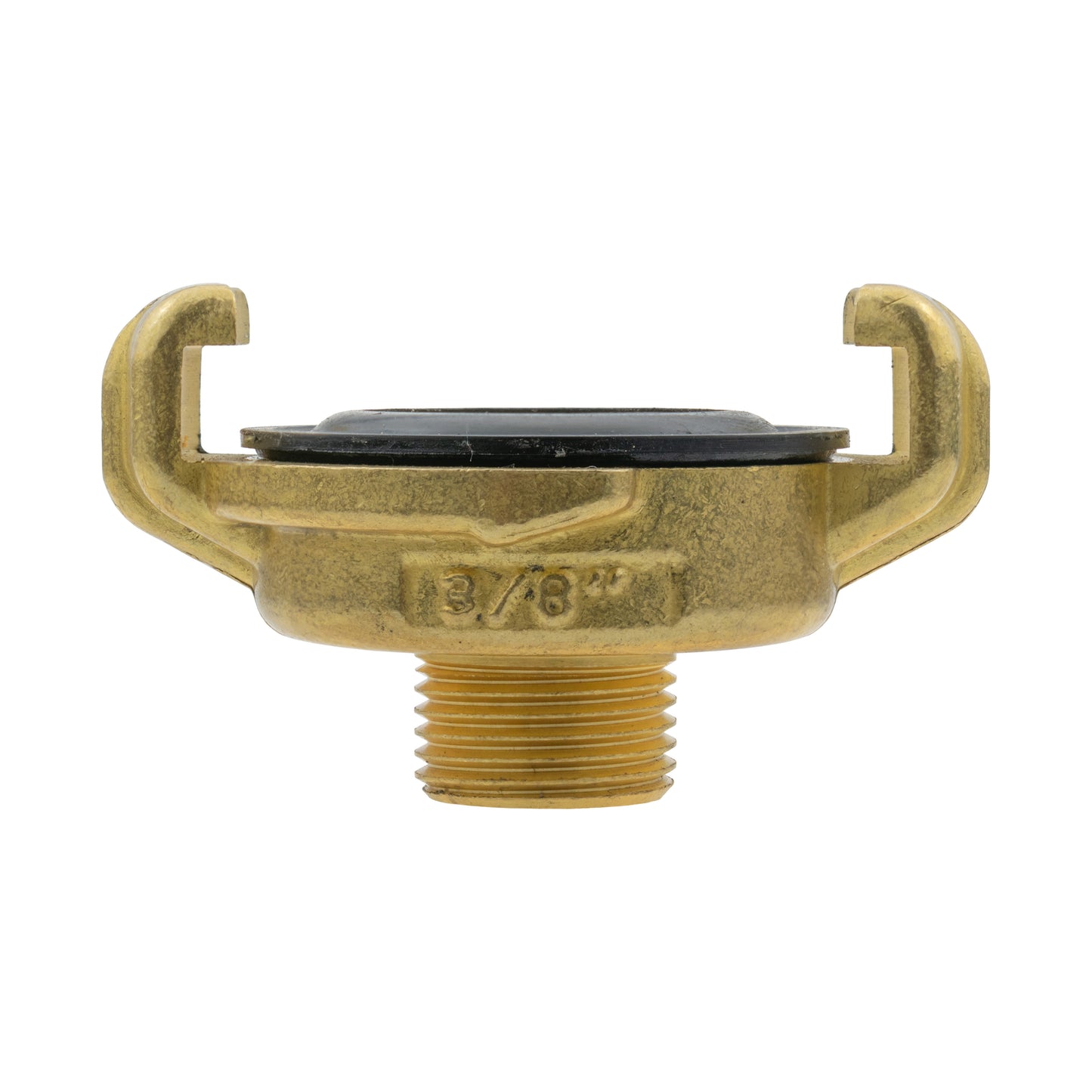 Brass GEKA Style Claw Hose Connector, 3/8" BSPM