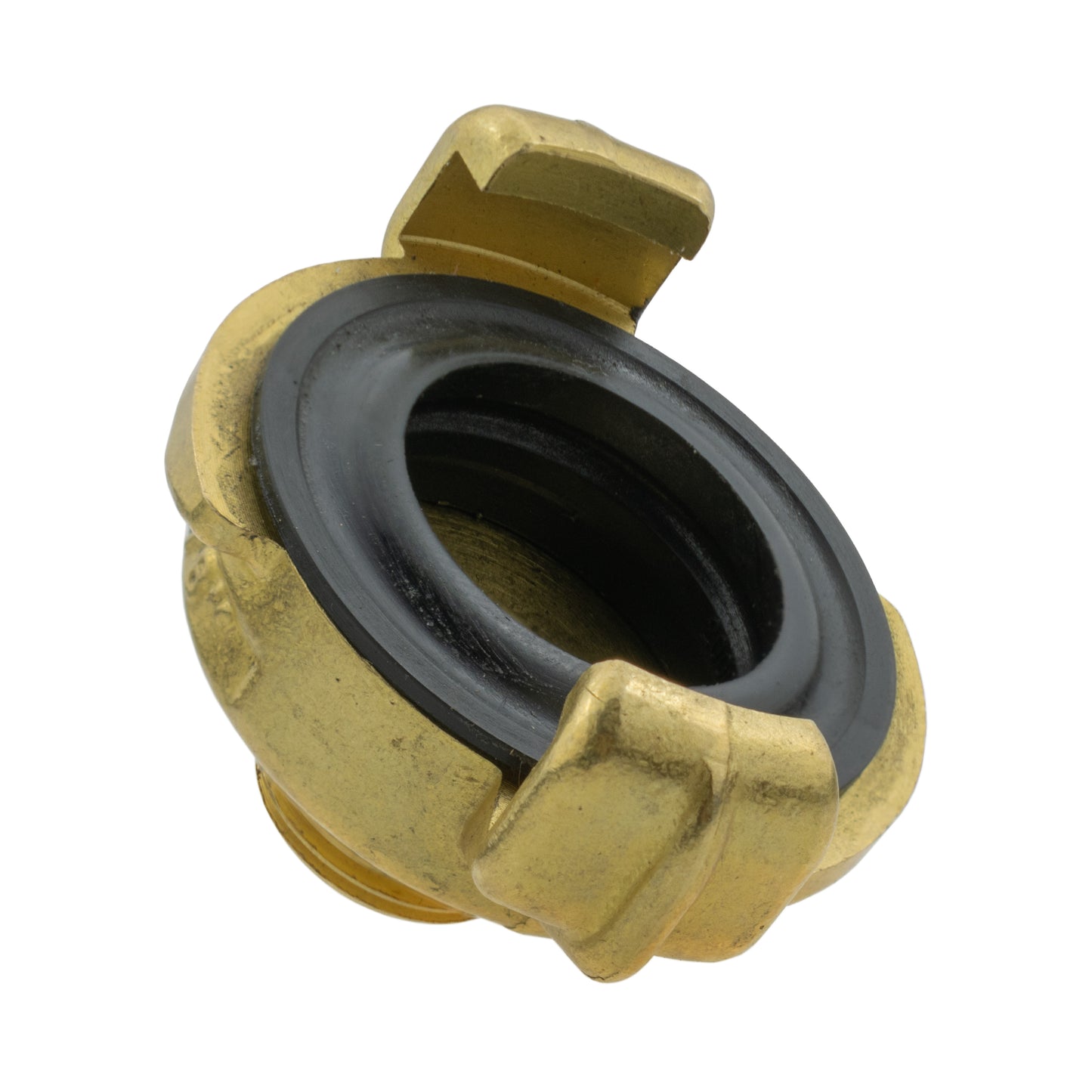 Brass GEKA Style Claw Hose Connector, 3/8" BSPF