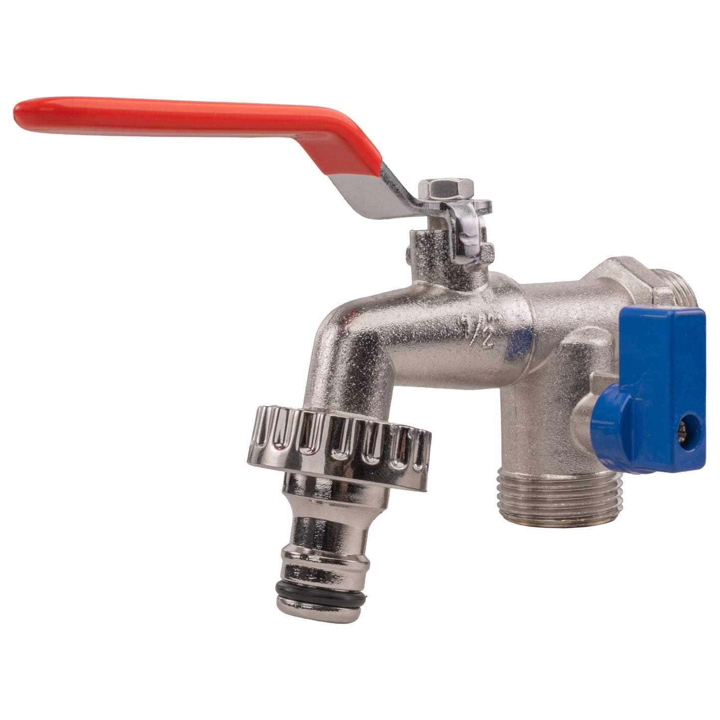 Quick Connector Dual Outlet Lever Tap, 1/2" BSP