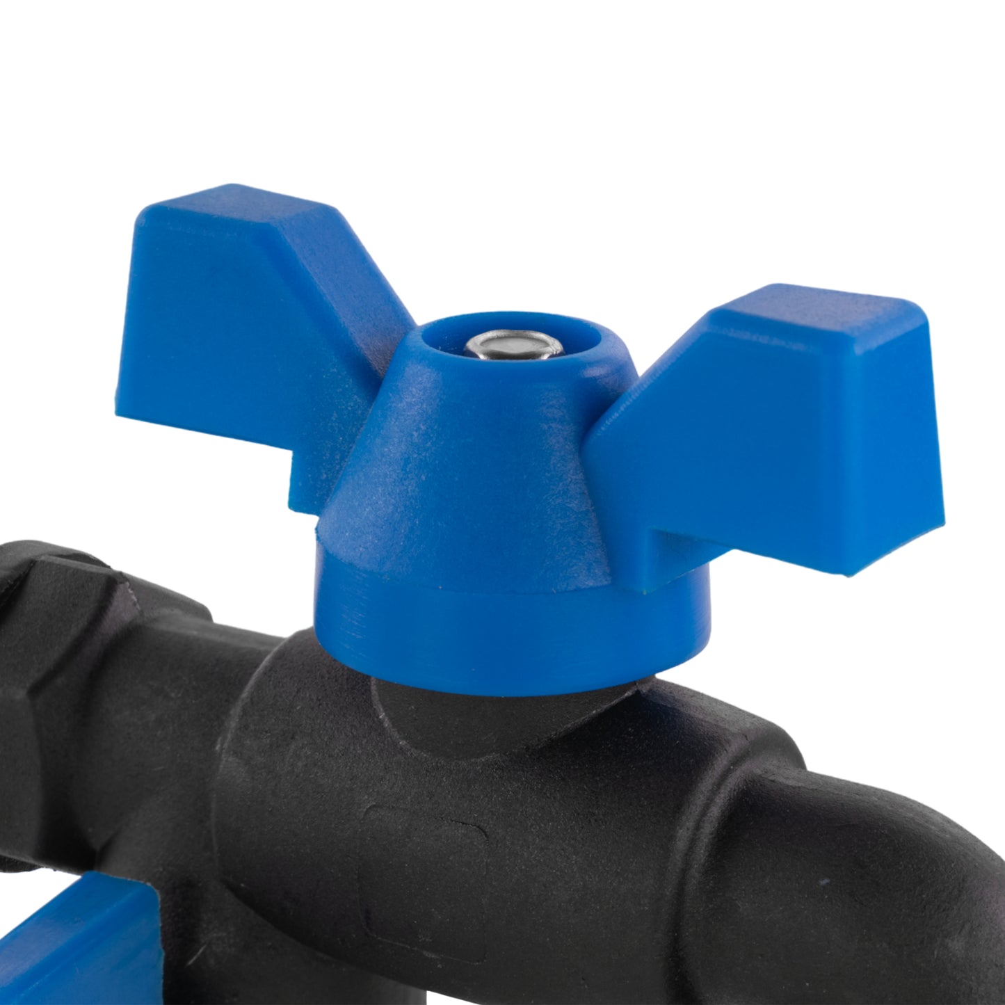Nylon Quick Connector Dual Outlet Bib Tap, 1/2" BSP