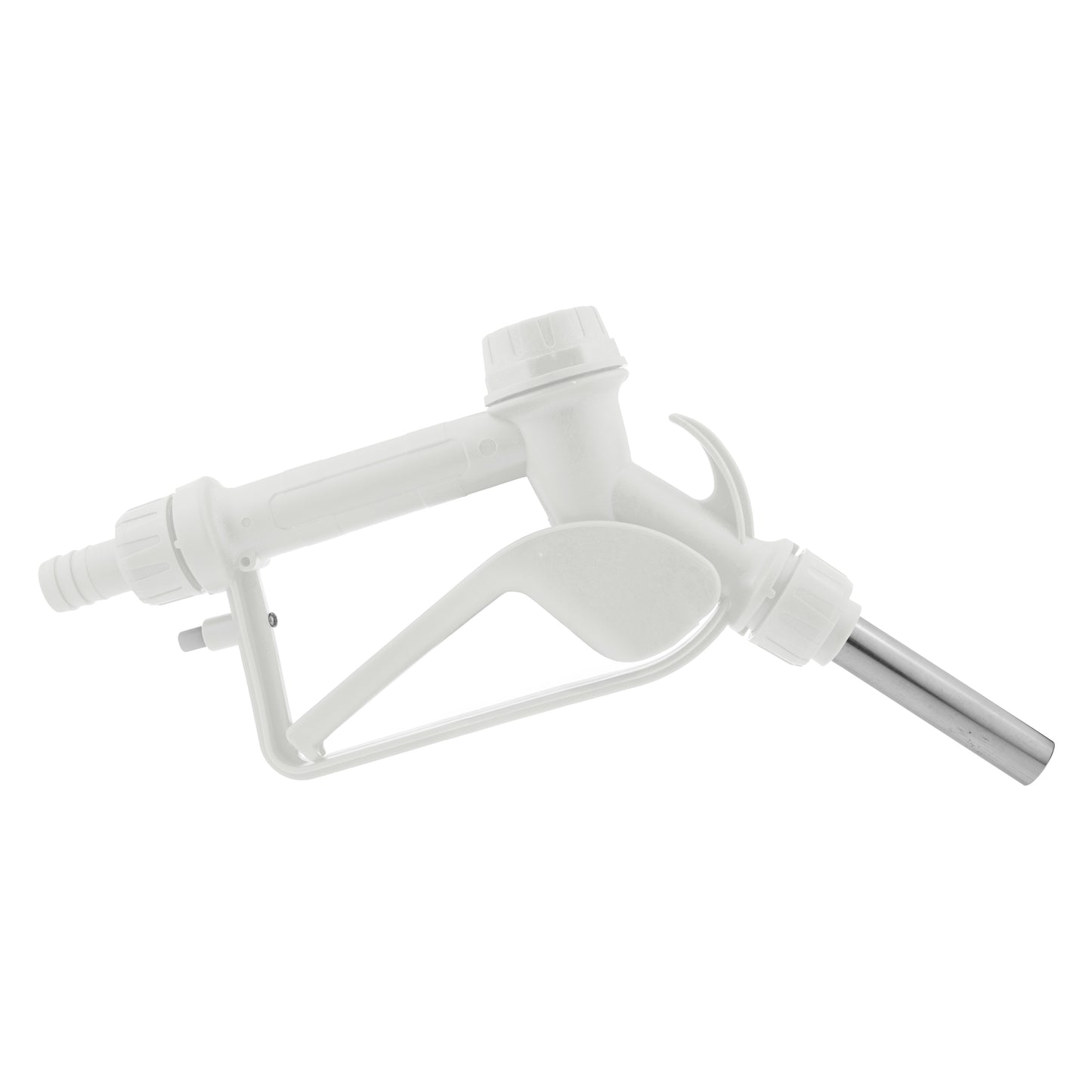 White Ad-Blue & Fuel Dispensing Nozzle for 3/4" Hose with Metal Tip