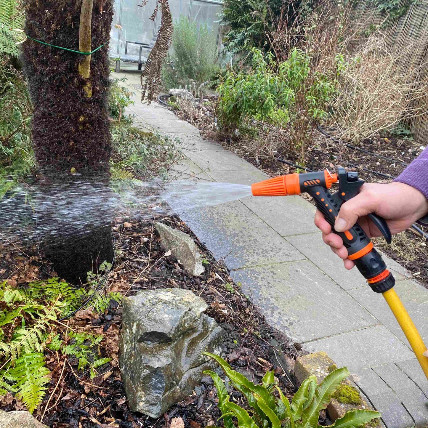 Black & Orange Adjustable Flow Water Eco Sprayer, 7205T