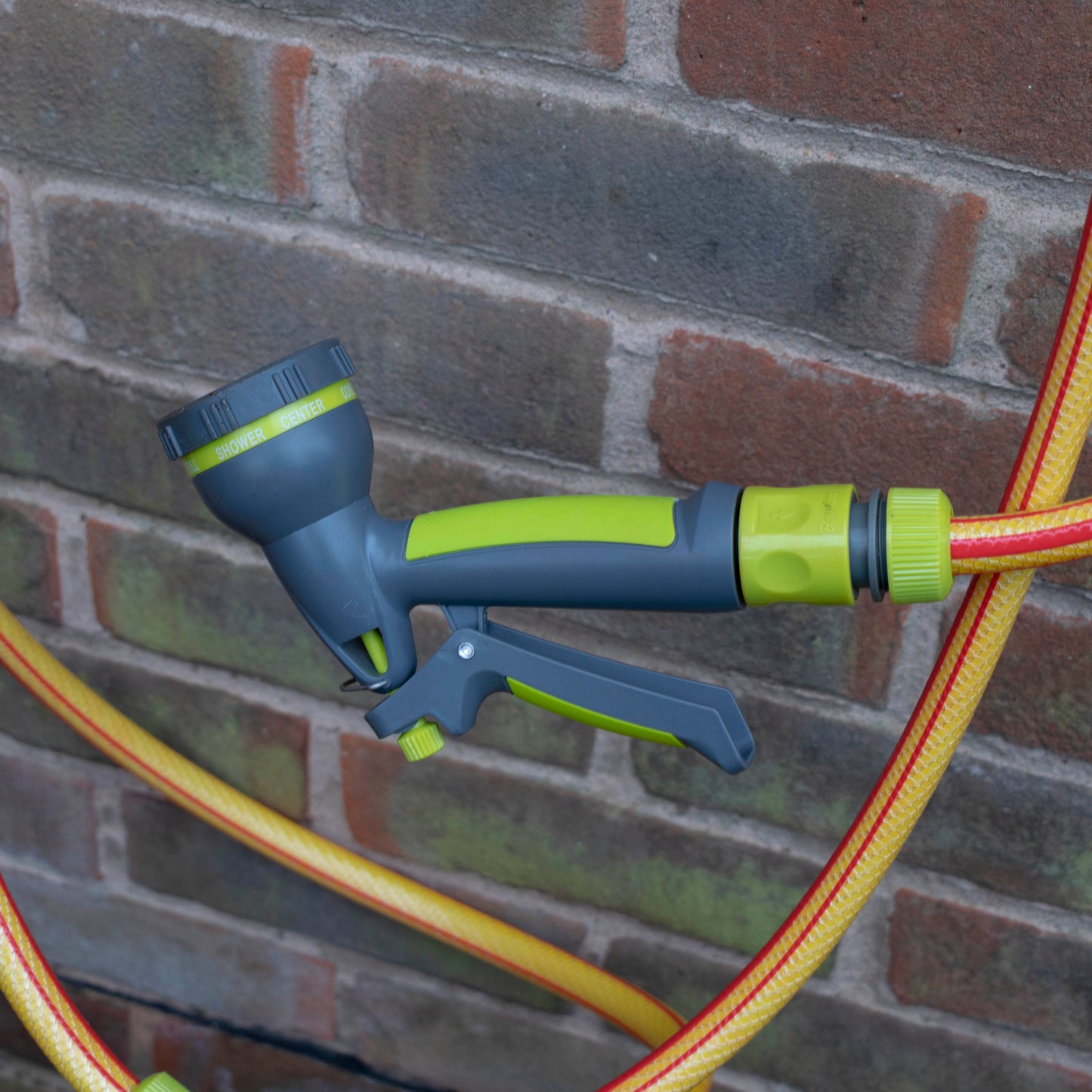 Grey & Lime 7-Pattern Multi Water Sprayer, LE5106