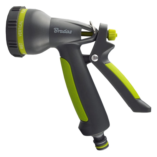 Grey & Lime 7-Pattern Multi Water Sprayer, LE5106