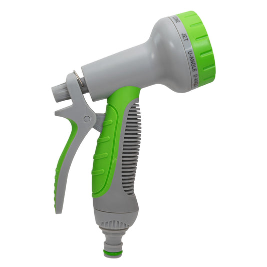 Grey & Lime 8-Pattern Multi Water Sprayer