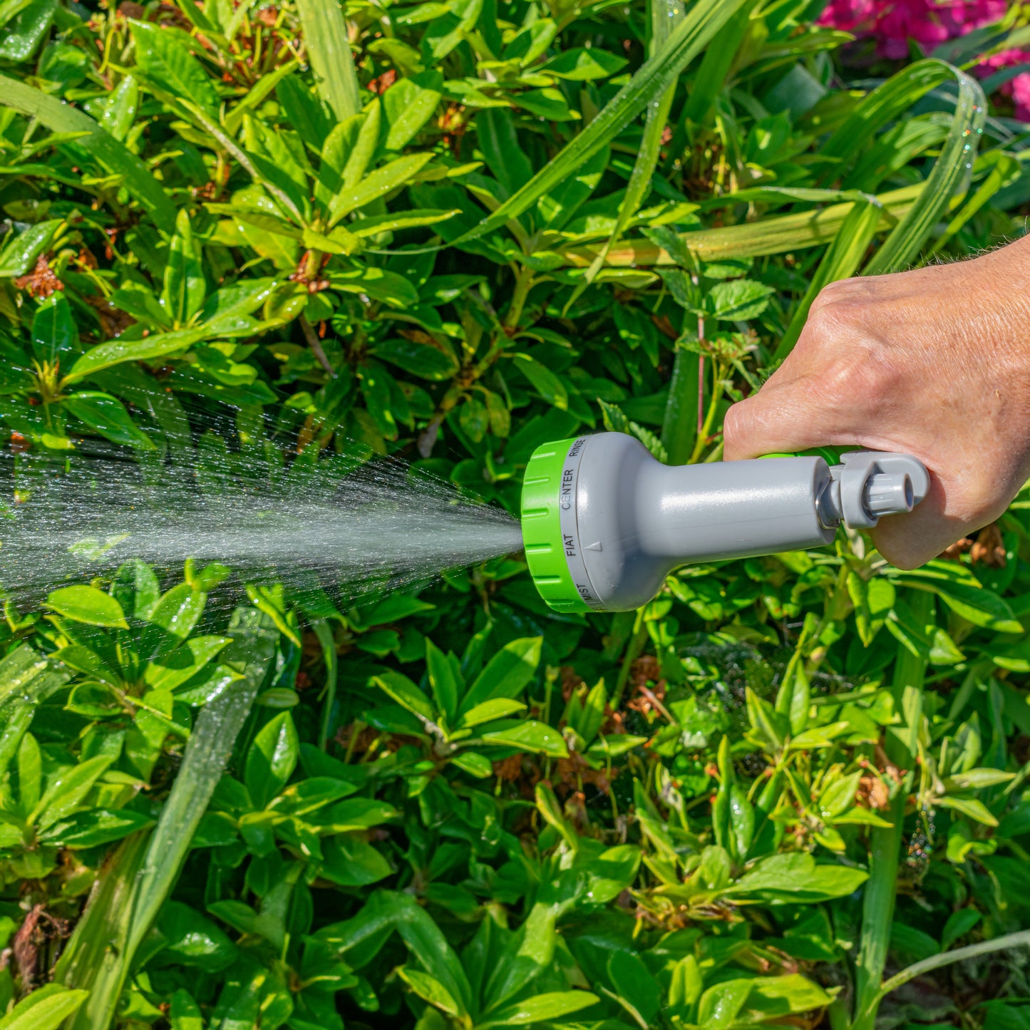 Grey & Lime 8-Pattern Multi Water Sprayer