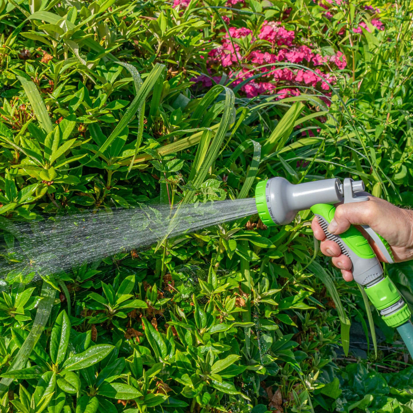 Grey & Lime 8-Pattern Multi Water Sprayer
