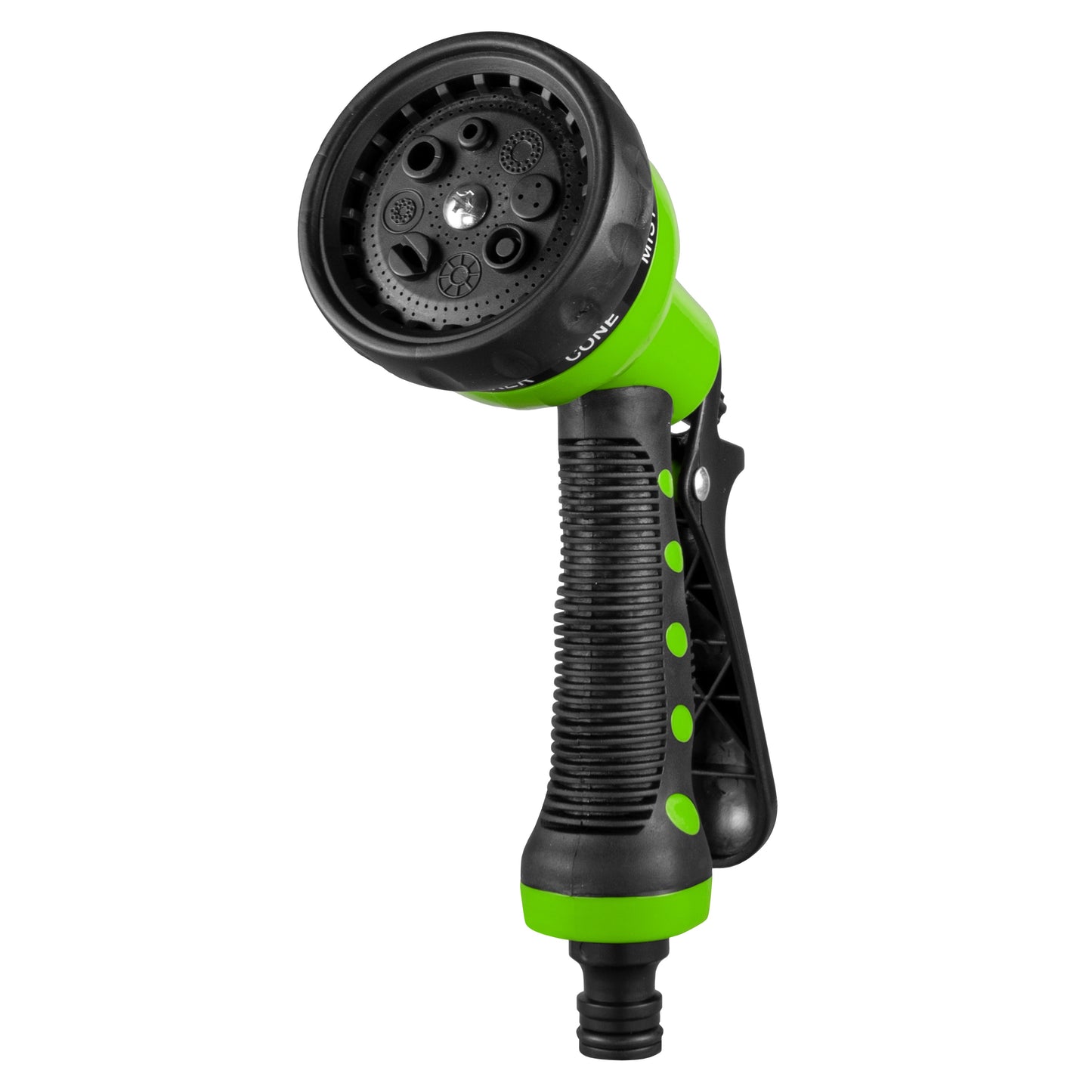 Black & Green 8-Pattern Multi Water Sprayer