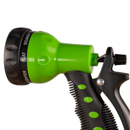 Black & Green 8-Pattern Multi Water Sprayer