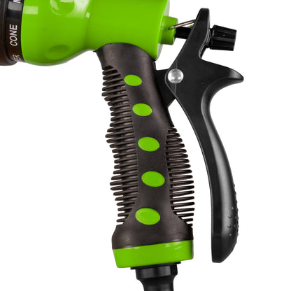 Black & Green 8-Pattern Multi Water Sprayer