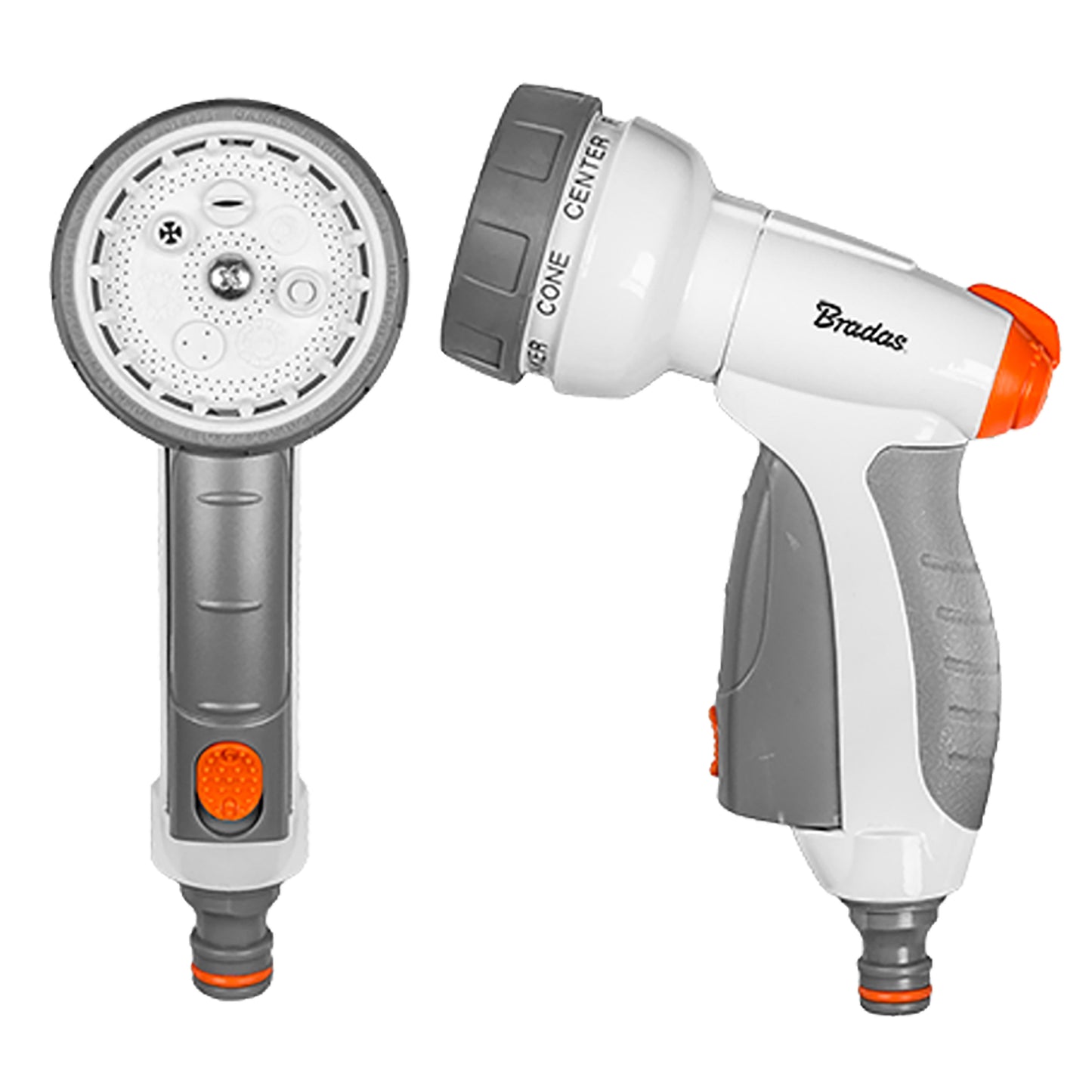Grey & White 7-Pattern Multi Water Sprayer, EN53M