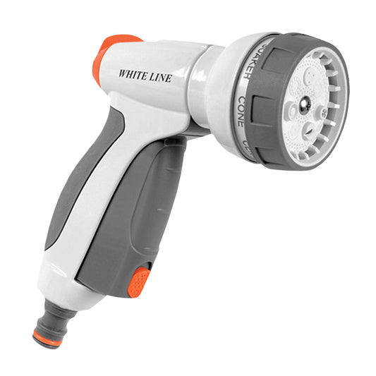 Grey & White 7-Pattern Multi Water Sprayer, EN53M