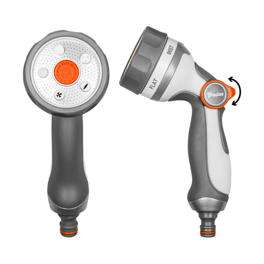 Grey & White 5-Pattern Multi Water Sprayer, EN55M