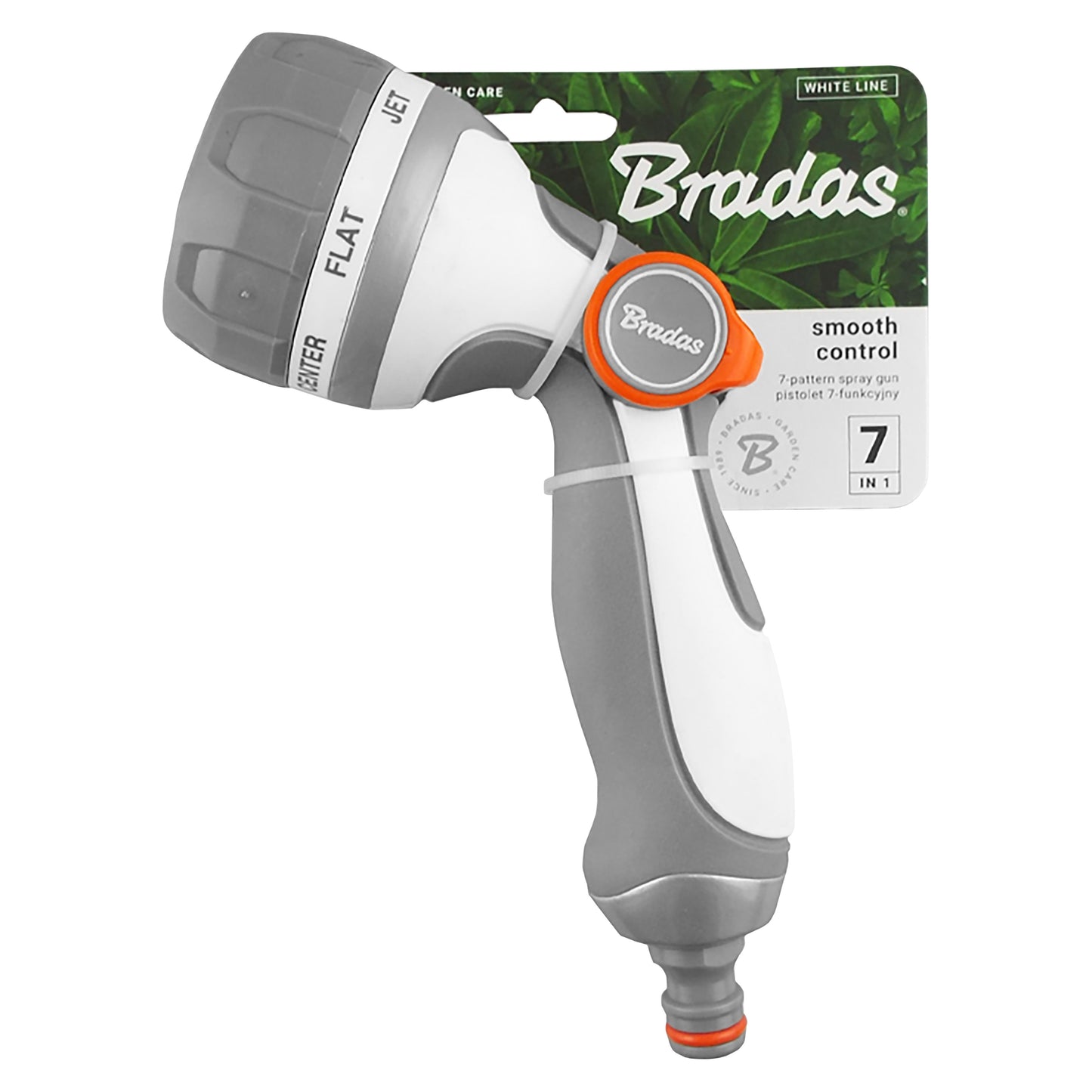 Grey & White 7-Pattern Multi Water Sprayer, EN56M
