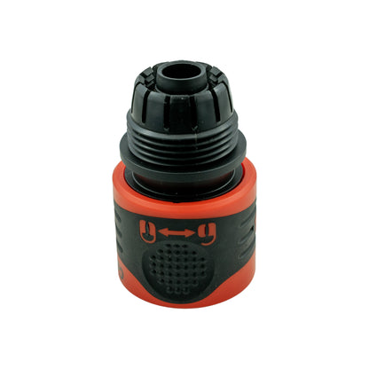 1/2" Female Hose Connector - Lockable Design, Black