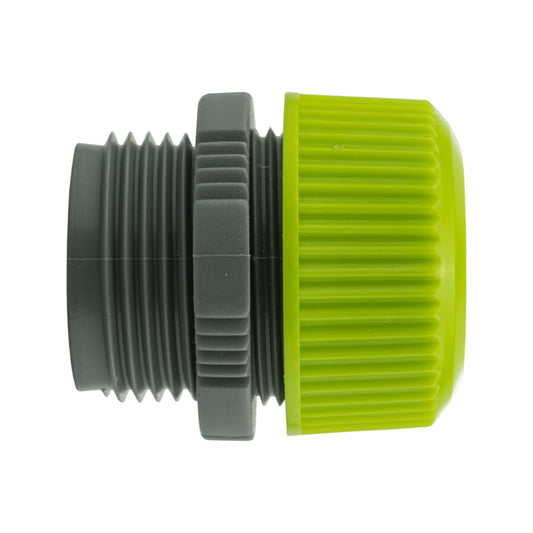 Hose Mender with 3/4"BSPM Thread, Lime