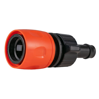 Irrigation 1/2" Barb to Female Hosepipe Quick Connector, Black