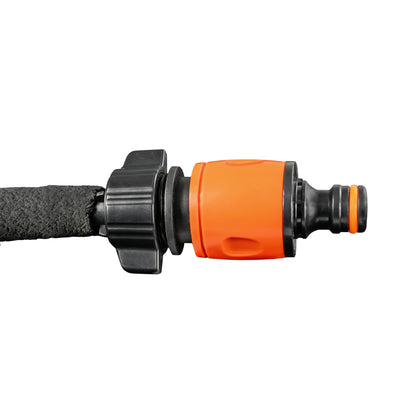 Irrigation 1/2" Barb to Female Hosepipe Quick Connector, Black
