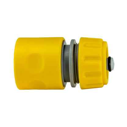 Hose Connectors Set with Nozzle, Yellow