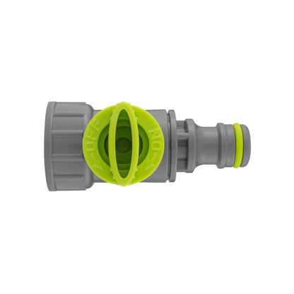 3/4" BSPF Valve with Quick Connector, Lime