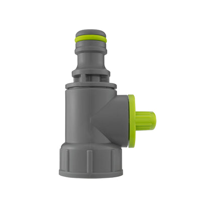 3/4" BSPF Valve with Quick Connector, Lime