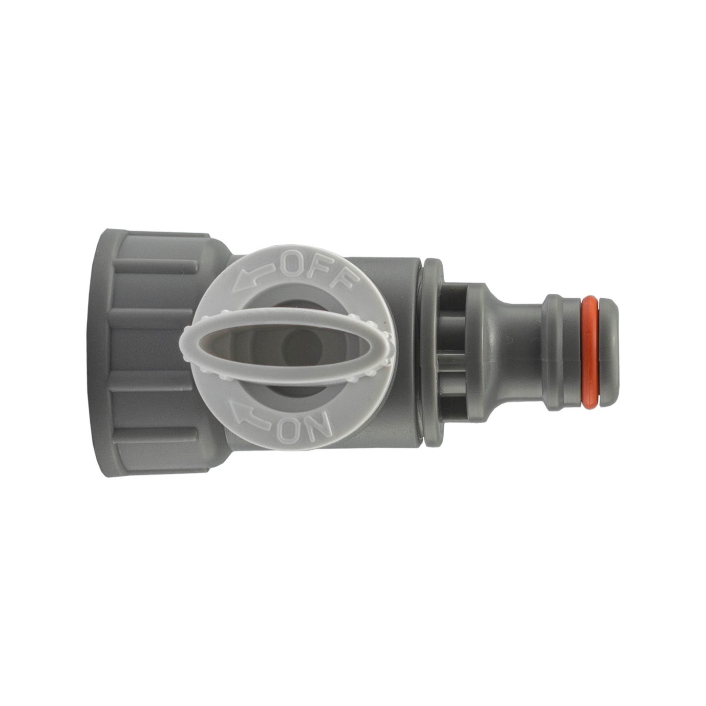 3/4" BSPF Valve with Quick Connector, Grey