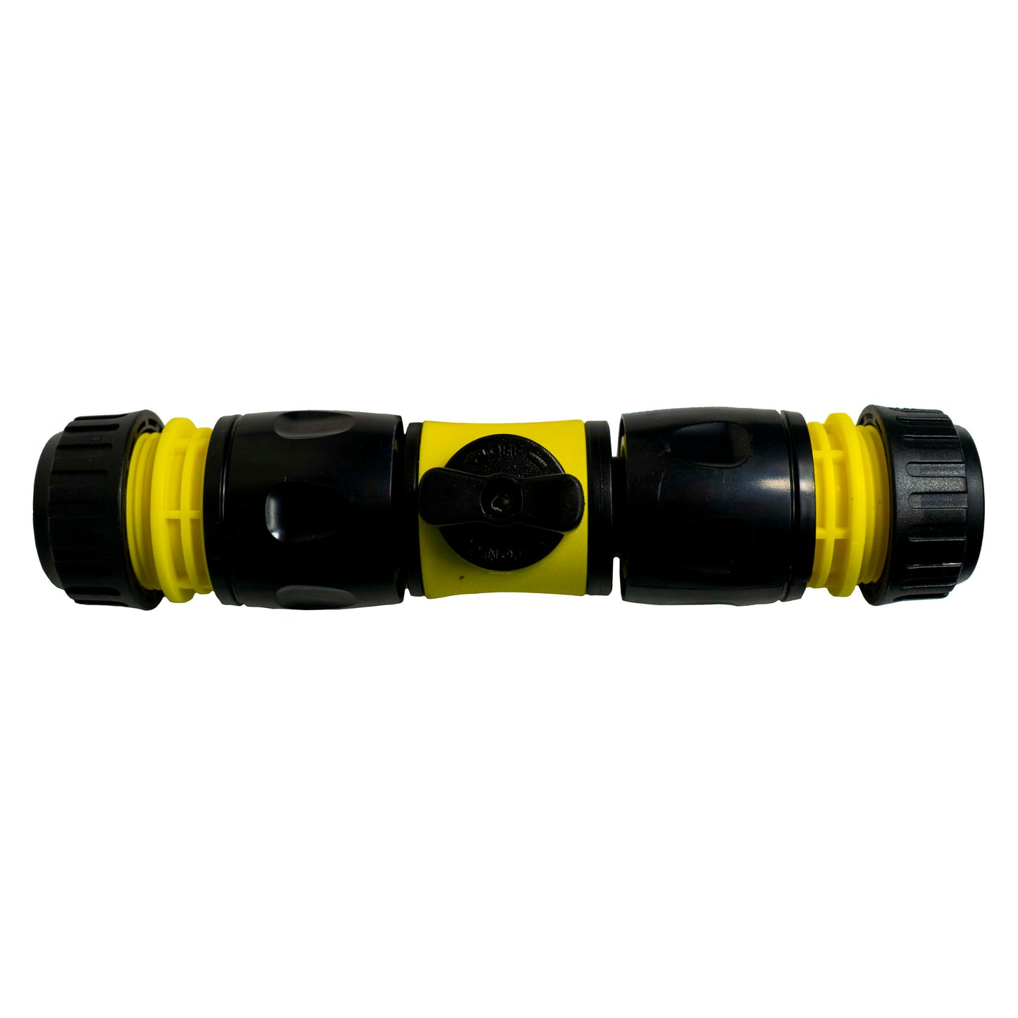 In-Line Valve with Quick Connectors - 6 Piece Set, Yellow