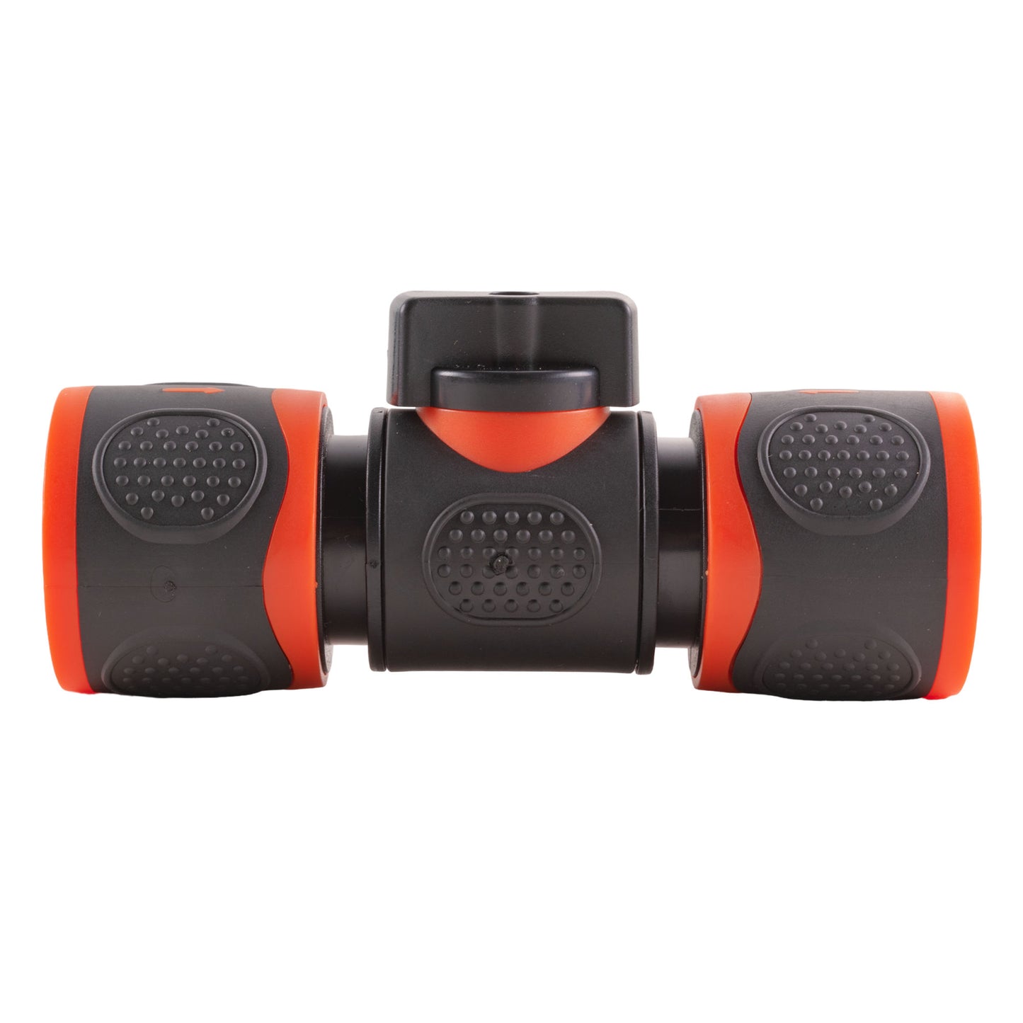 Female Quick Connector Valve, Soft Touch Black