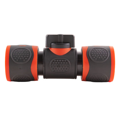 Female Quick Connector Valve, Soft Touch Black