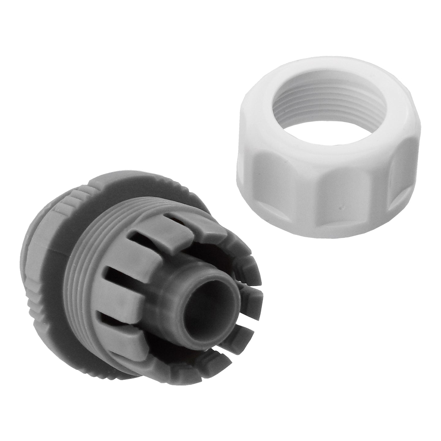 Hose Mender with 3/4"BSPM Thread, Grey