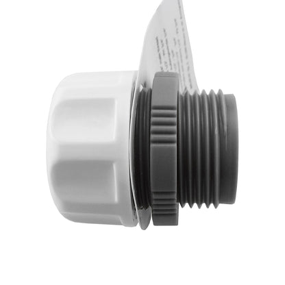 Hose Mender with 3/4"BSPM Thread, Grey