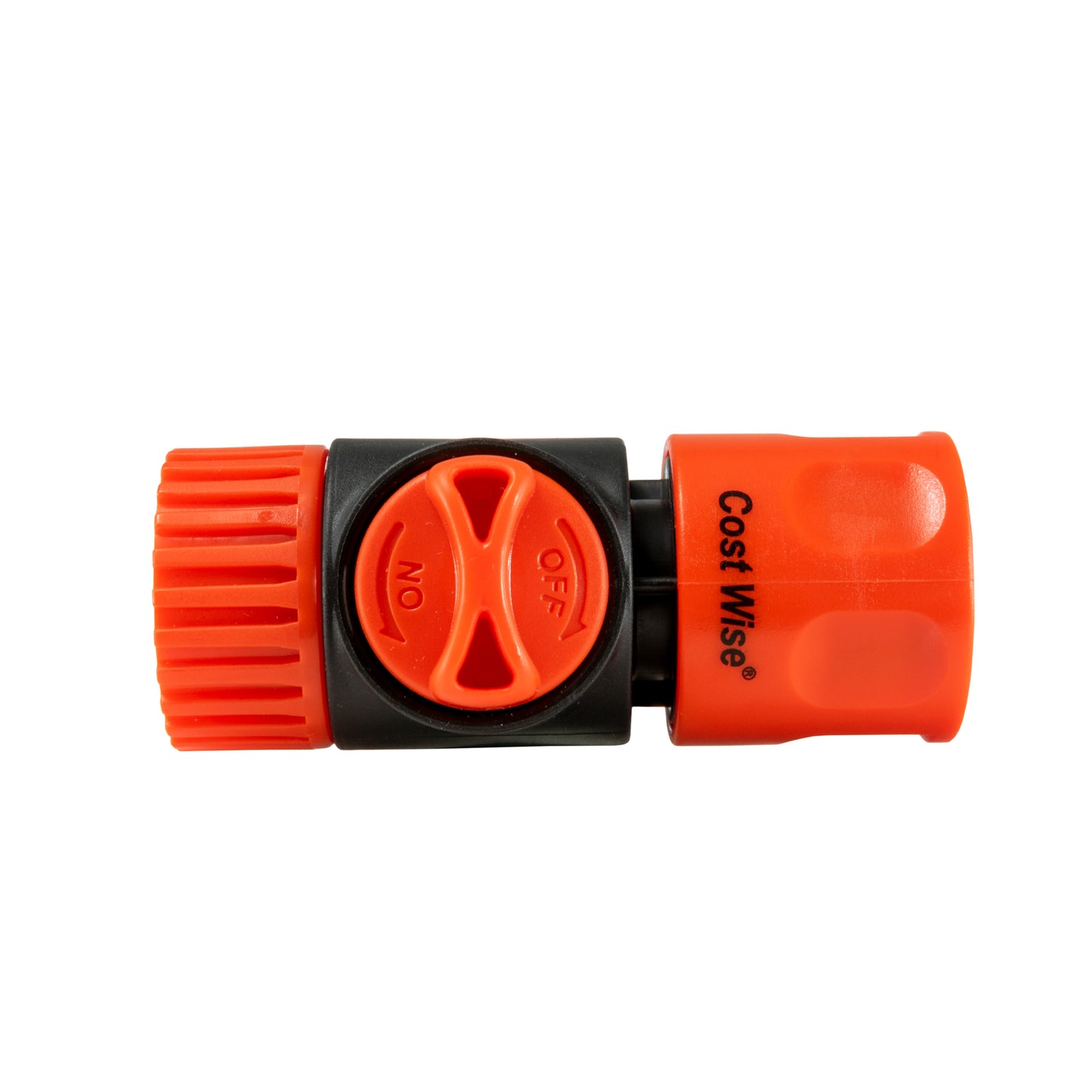 3/4" BSPF to Hosepipe Tap Connector with Valve, Black