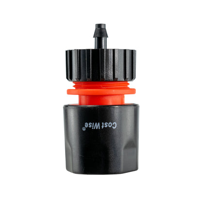 4mm Micro Irrigation to Female Hose Connector, Black
