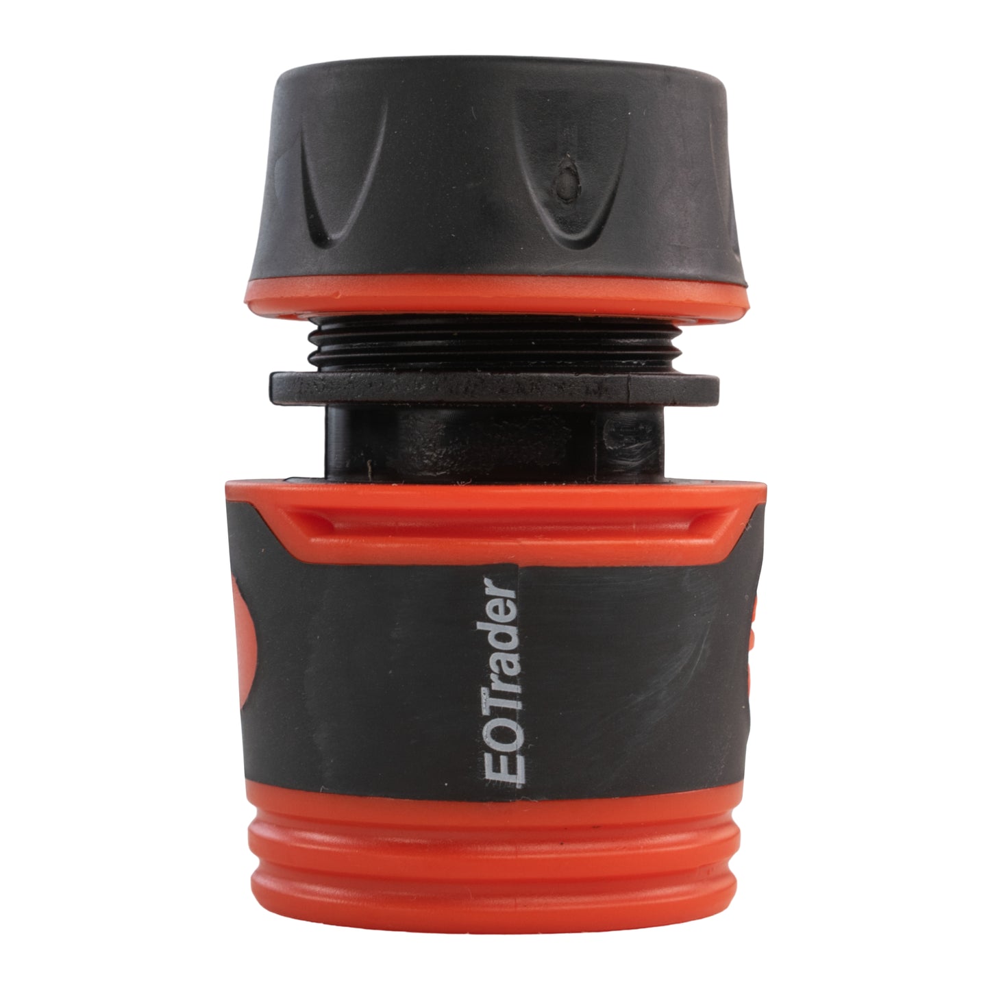 1/2" Female Hose Connector, Soft Touch Black
