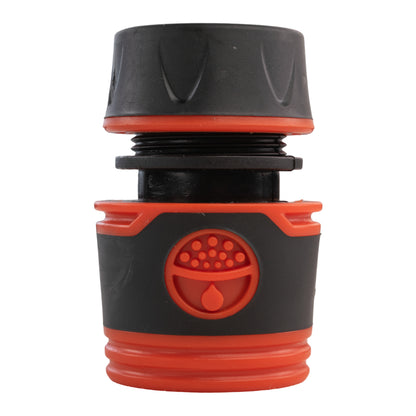 1/2" Female Hose Connector, Soft Touch Black