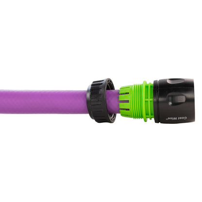 1/2" Female Hose Connector, Green & Black