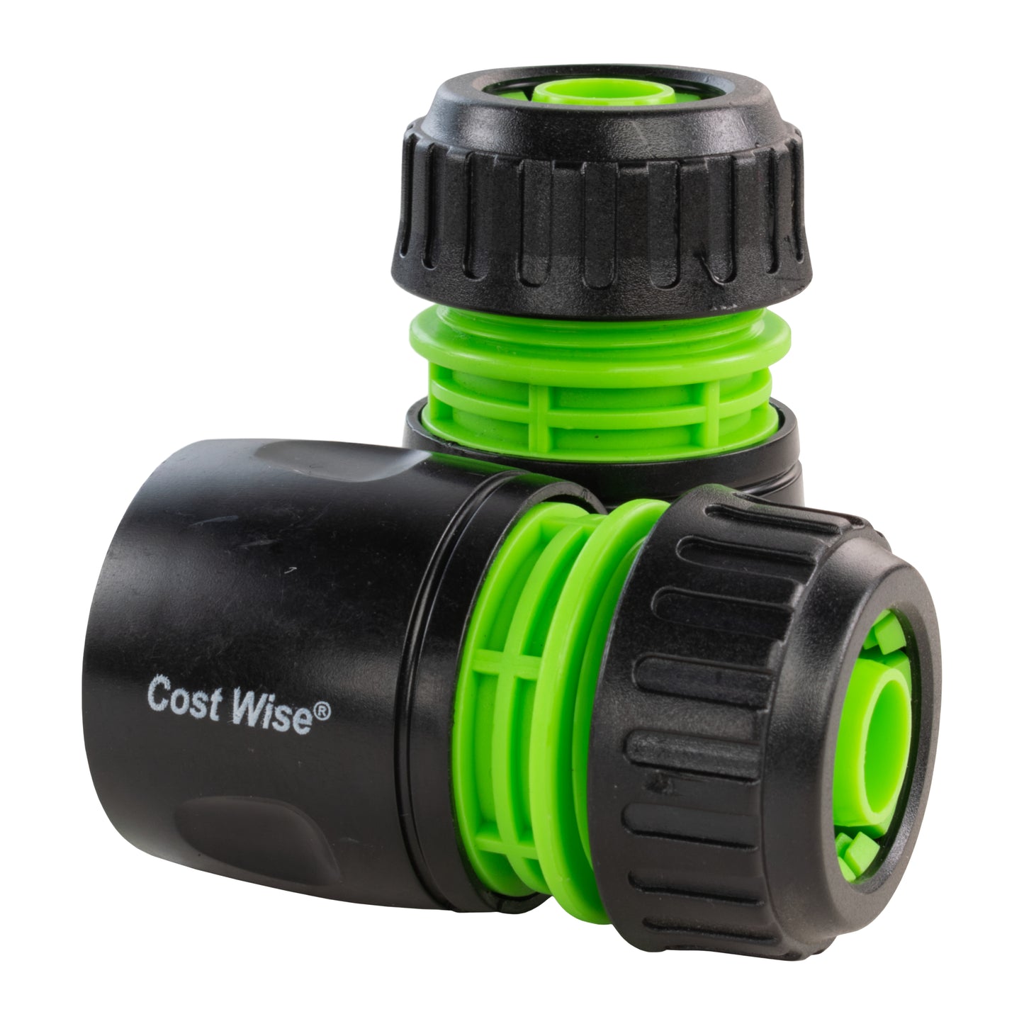 1/2" Female Hose Connector, Green & Black