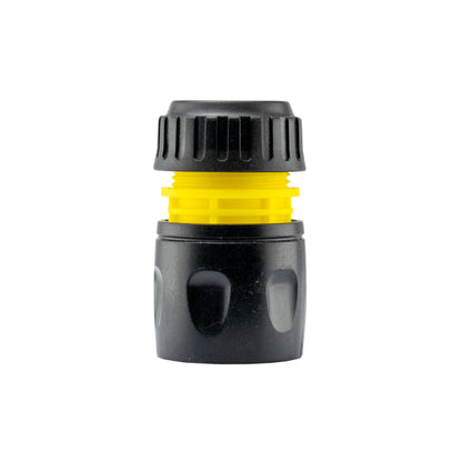 1/2" Female Hose Connector, Yellow & Black