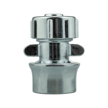 1/2" Female Hose Connector, Zinc Chrome
