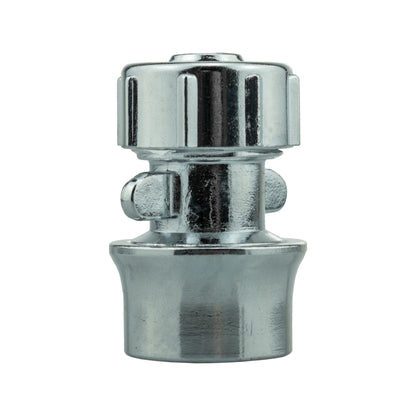 1/2" Female Hose Connector, Zinc Chrome