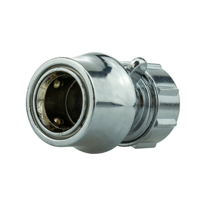 1/2" Female Hose Connector, Zinc Chrome