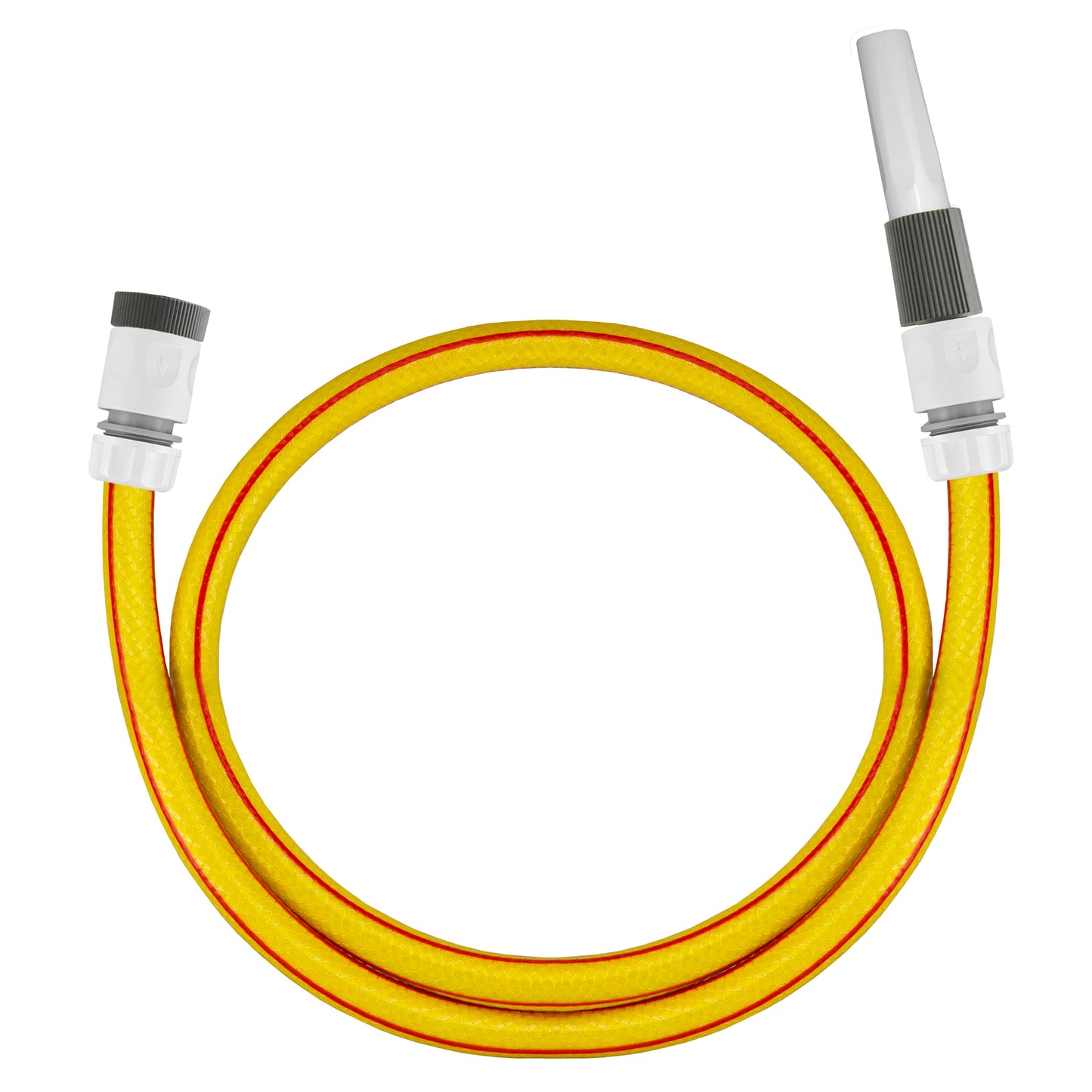 Hose Connectors Set with Nozzle, Grey