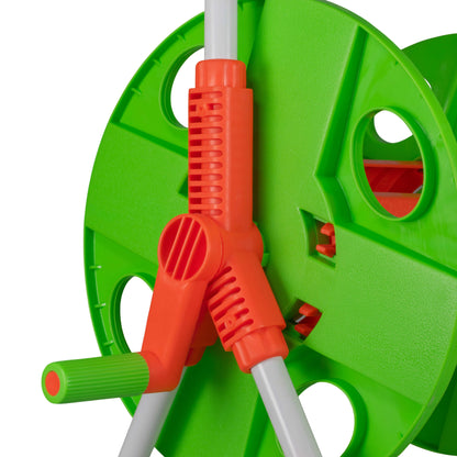 Green Garden Hose Reel with 20m Capacity