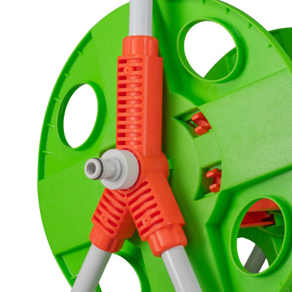 Green Garden Hose Reel with 20m Capacity