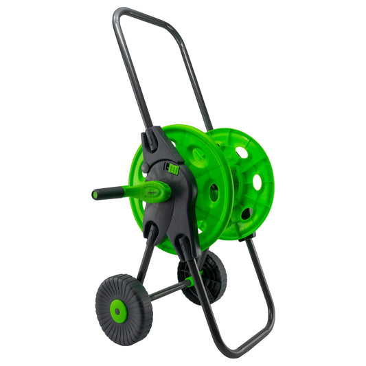 Portable Green Garden Hose Cart with 60m Reel Capacity