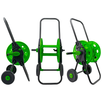 Portable Green Garden Hose Cart with 60m Reel Capacity