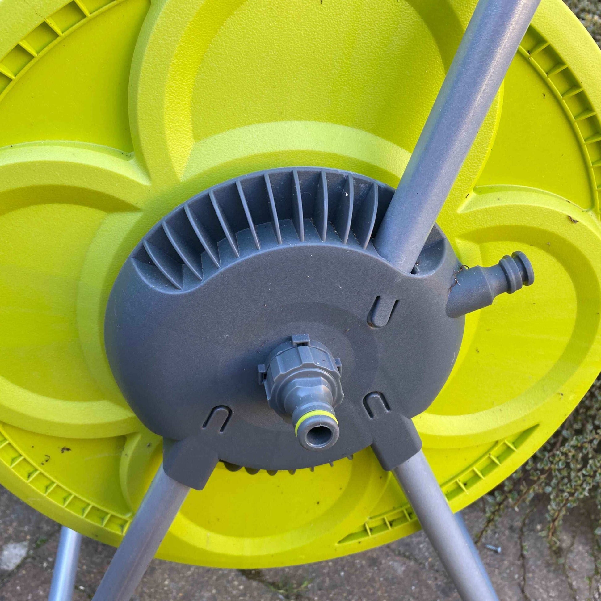Lime Garden Hose Reel with 50m Capacity