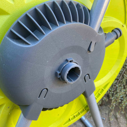 Lime Garden Hose Reel with 50m Capacity