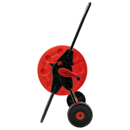 Portable Orange Garden Hose Cart with 60m Reel Capacity