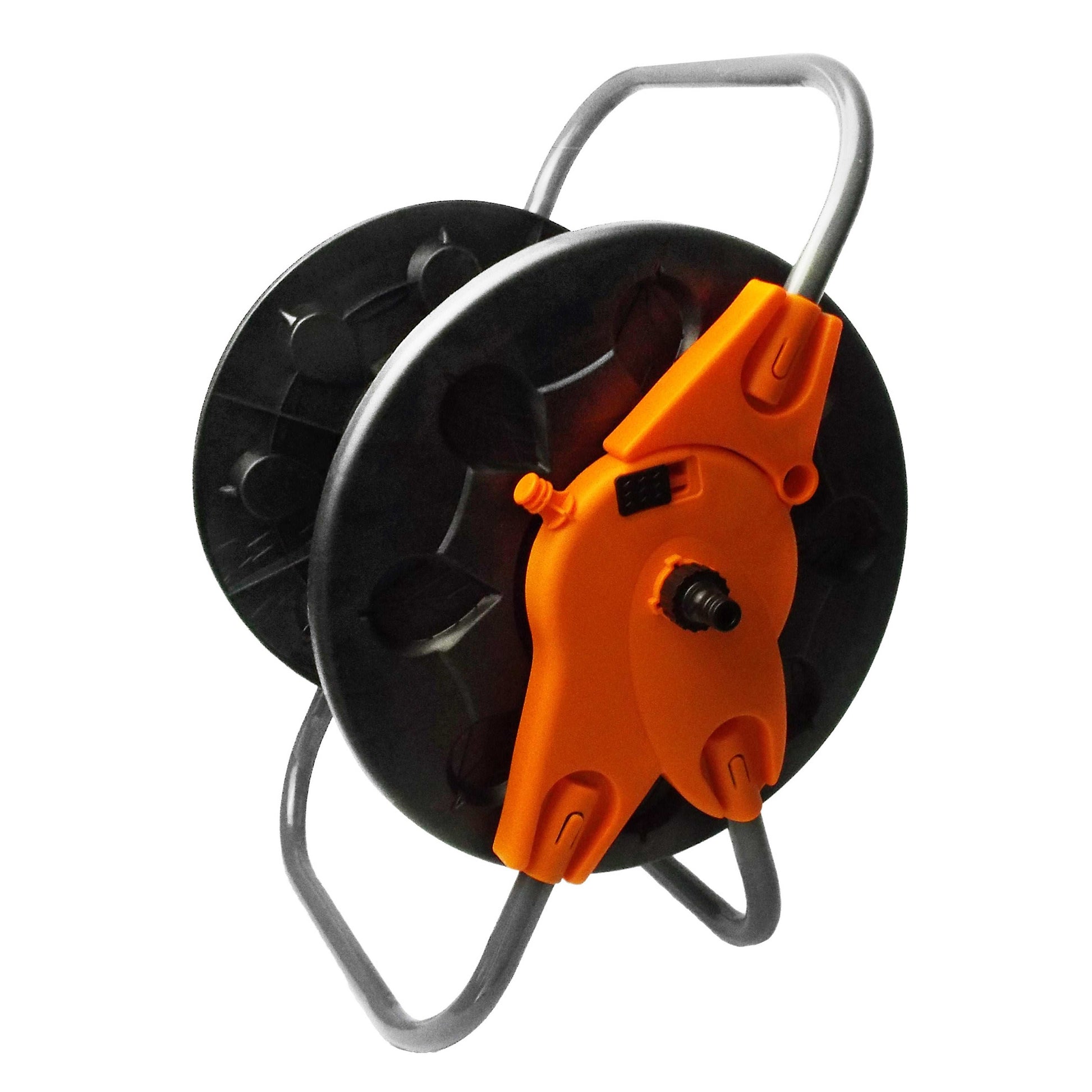 Black Garden Hose Reel with 60m Capacity